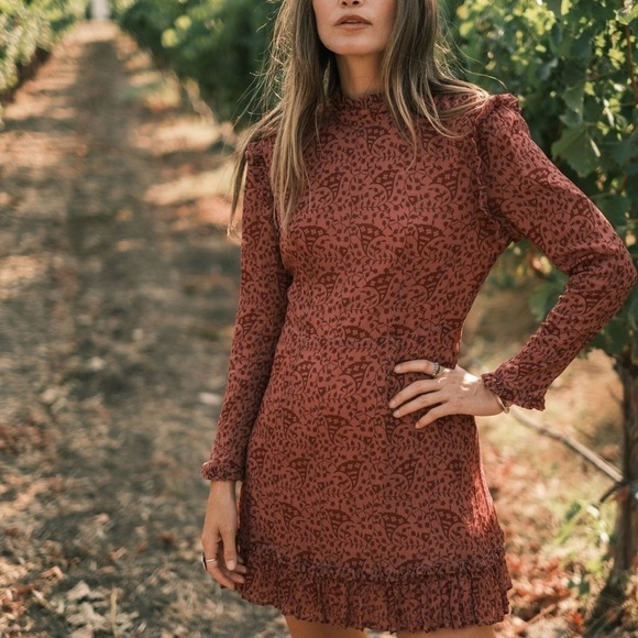 Mini Red Dress - Picture 3 of 14